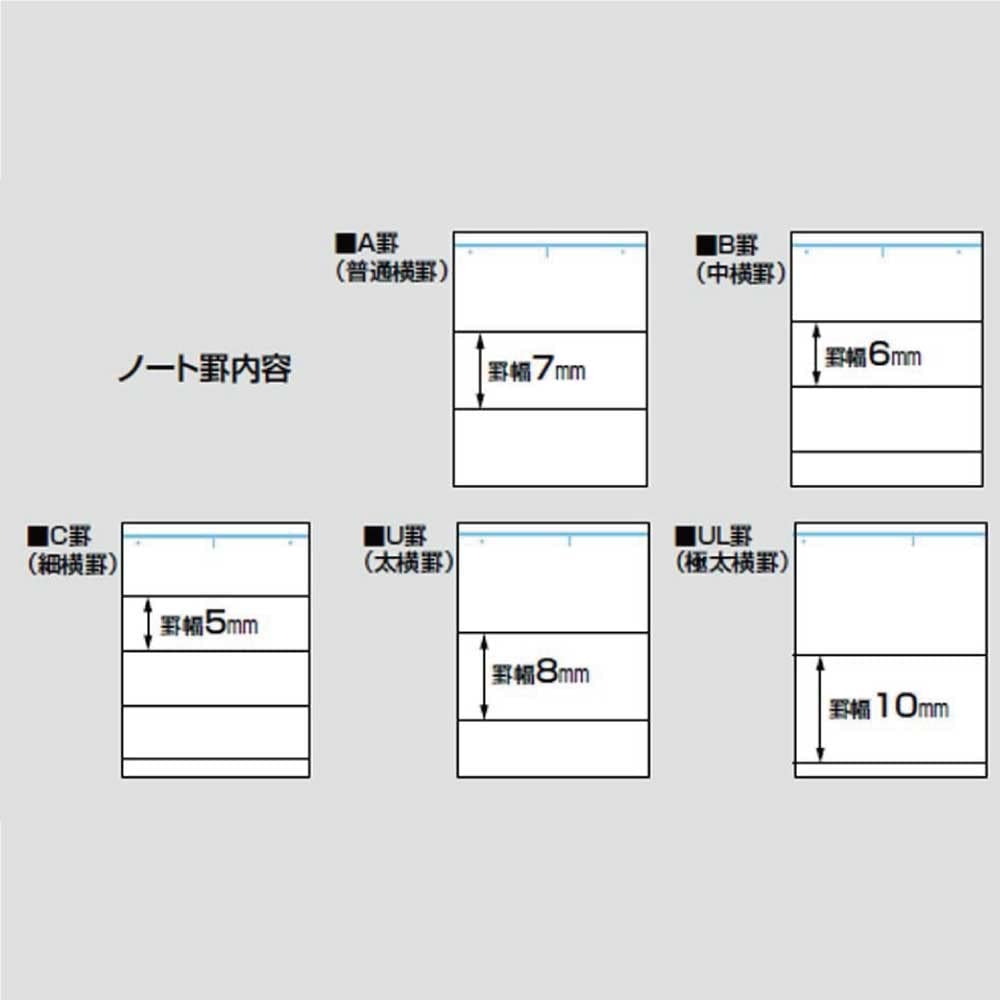 Kokuyo Campus Notes A4 Futoshiyokokei 50 sheets Bruno -205UN