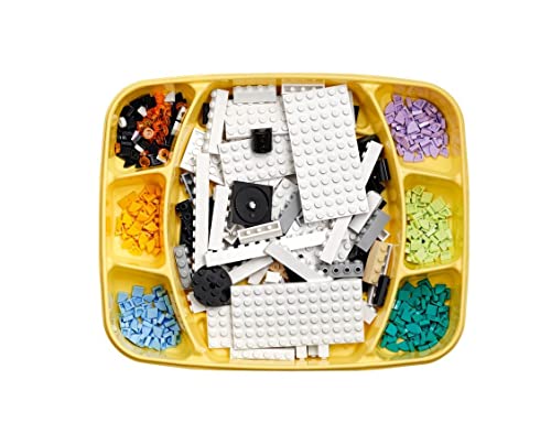 LEGO® DOTS Cute Panda Tray 41959 DIY Craft Kit; Creative and Useful Storage Toy Item for Kids Aged 6+