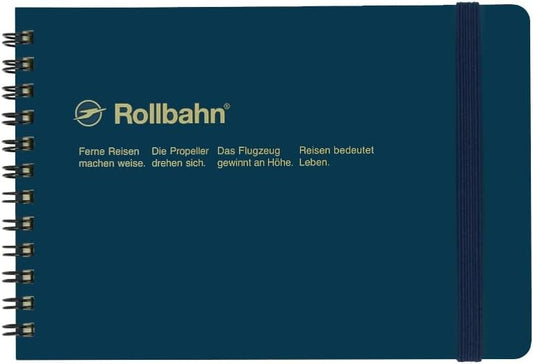 Delfonics Rollbahn Spiral Horizontal Notebooks: 7-1/2 in. x 5 in. (Dark Green)