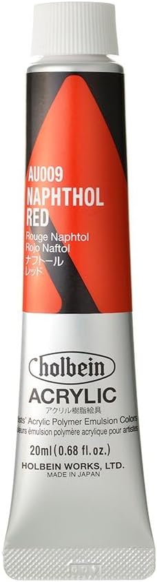 horubein Acrylic Paint Acrylic Color Naphthol Red au009 20ml (6 # # # #)