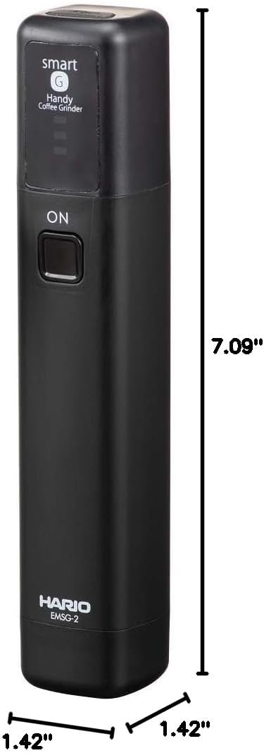 HARIO EMS-1B Mobile Mill, Stick, Black, Coffee Grinder, Electric Assist, Present, Gift, Gift