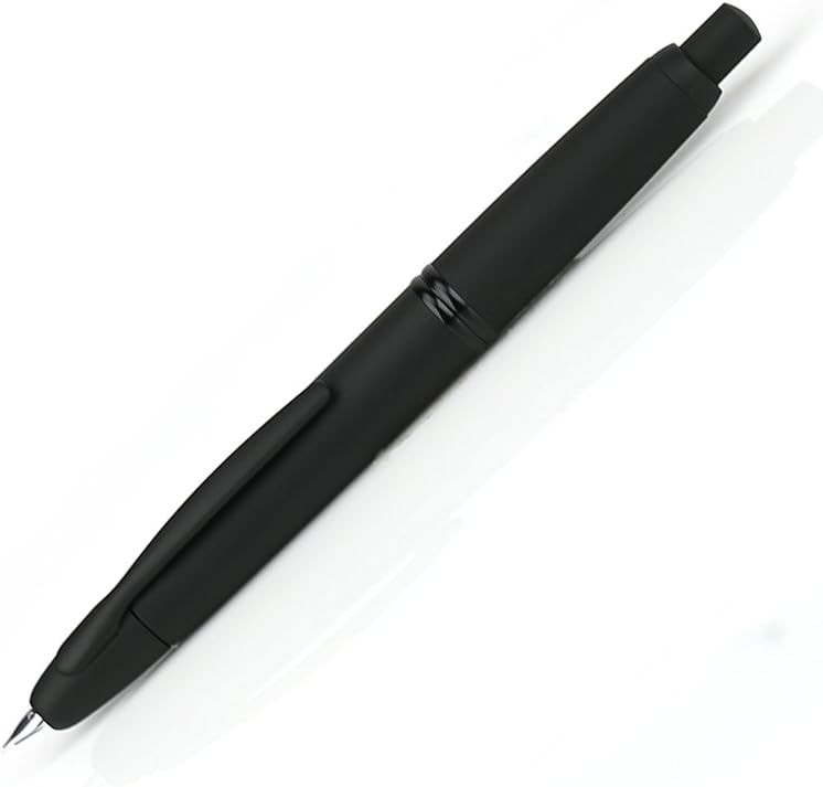 PILOT Fountain Pen Capless Matt Black Medium Nib Fc18srbmm, main image