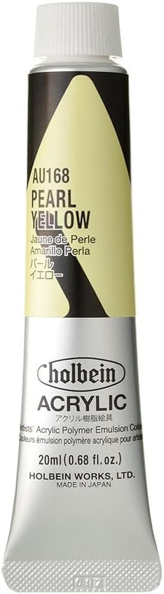 horubein Acrylic Paint Acrylic Color Pearl Yellow AU168 20ml (6 # # # #)