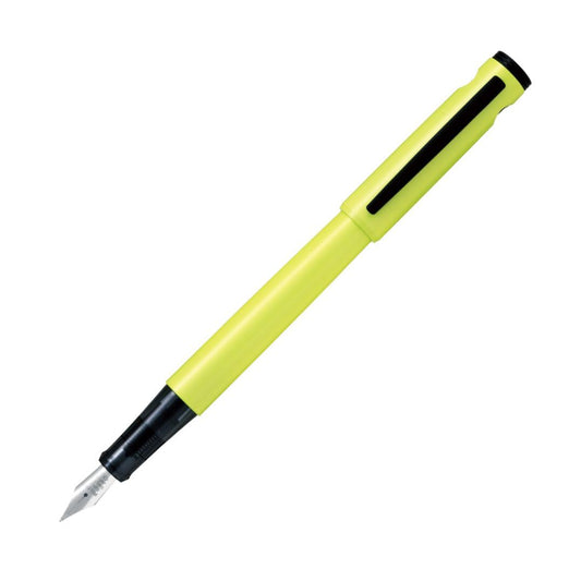 LIGHTIVE Fountain Pen, Live, Medium Point, M, Active Yellow, Lightweight Body, Stylish, Simple