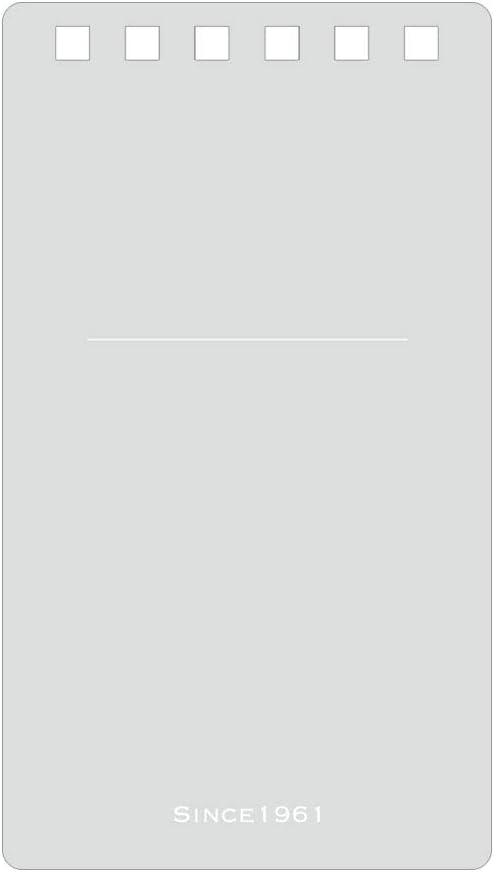 Midori 19001011 Diamond Memo, Small, Black