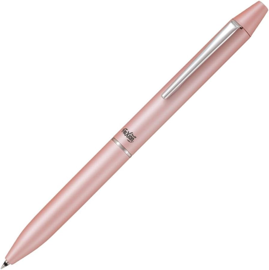 PILOT Frixion Ballpoint Pen, Firxion Biz 2, Black & Red Ink, Pink (LFBT-3SUF-P)