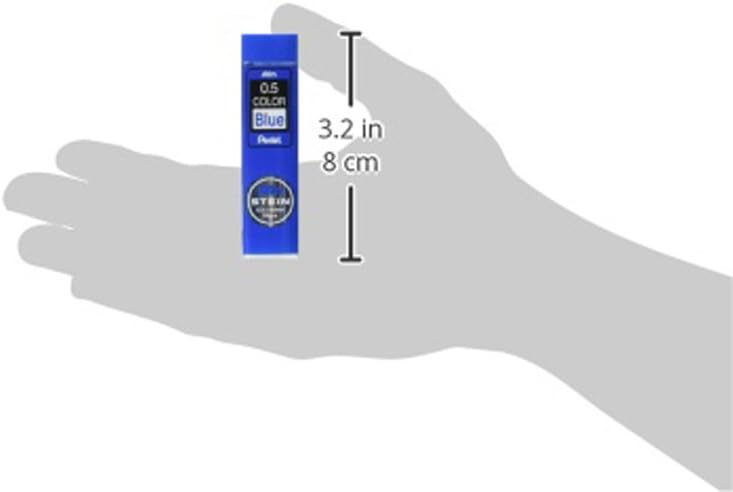 Pentel Mechanical Pencil Lead, Ain Stein, 0.5mm, Blue (C275-BL)