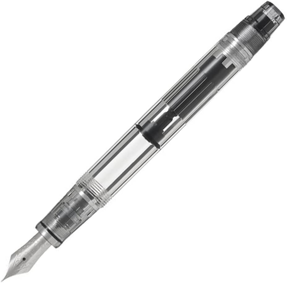 PILOT Fountain Pen Custom Heritage 92, Clear Body, B-Nib