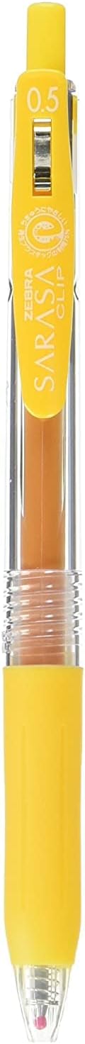 ZEBRA Sarasa Clip Pen 0.5, Yellow (JJ15-Y)