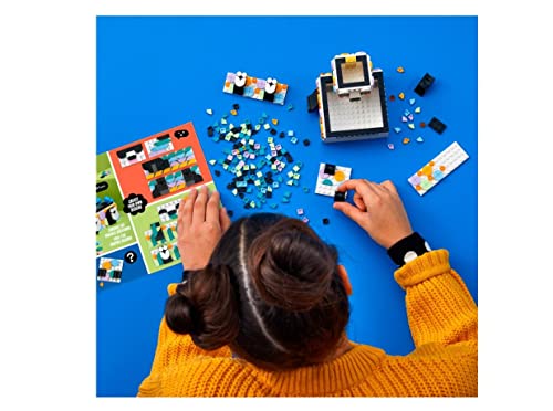 LEGO® DOTS Cute Panda Tray 41959 DIY Craft Kit; Creative and Useful Storage Toy Item for Kids Aged 6+