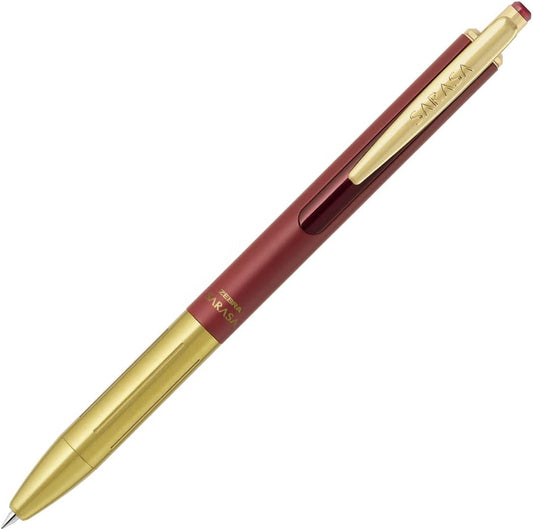 ZEBRA Sarasa Grand P-JJ56-AN-VRB Gel Ballpoint Pen, 0.02 inches (0.5 mm), Antique Color, Red Black