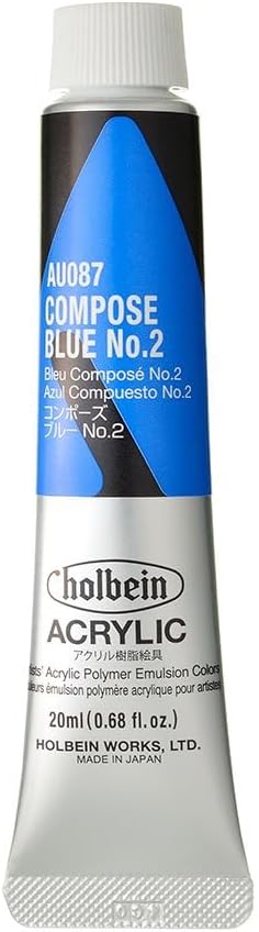 horubein Acrylic Paint Acrylic Color konpo-zuburu- # 2 au087 20ml (6 # # # #)