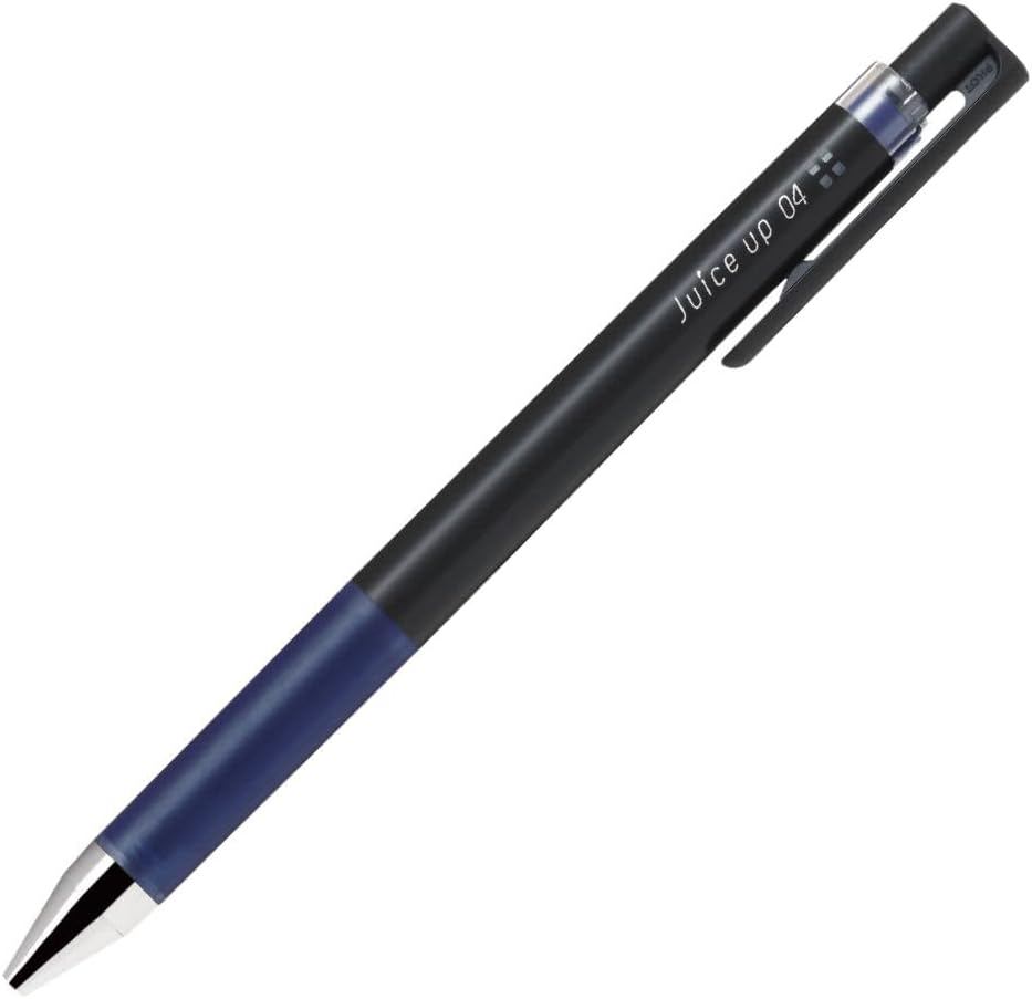 PILOT juice up 04 Retractable Gel Ink Pen, Ultra Fine Point 0.4mm, Navy Blue Black Ink, Value Set of 5