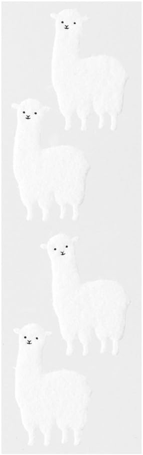 Midori 86367006 Letter Set, Alpaca Pattern, With Stickers