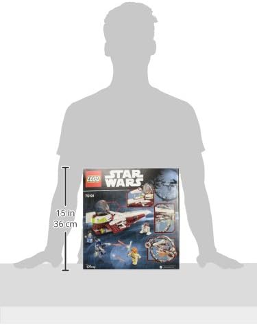 LEGO 6175769 Star Wars Jedi Starfighter with Hyperdrive 75191 Building Kit for 9 - 14 years (825 Pieces)