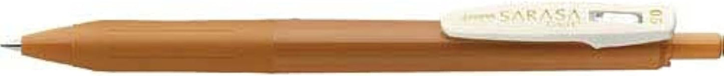 ZEBRA JJ15-VCY Sarasa Clip Gel Ballpoint Pen, 0.5, Camel Yellow