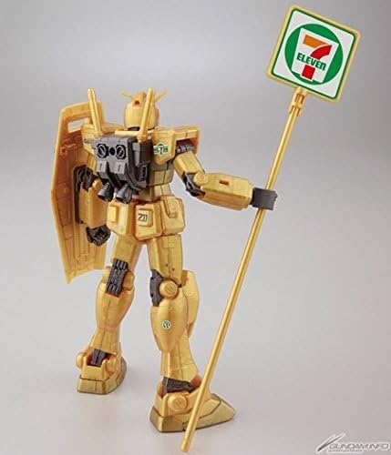 Bandai Seven Eleven Gundam Gold ver. HG 1/144 RX-78-2 Japan limited