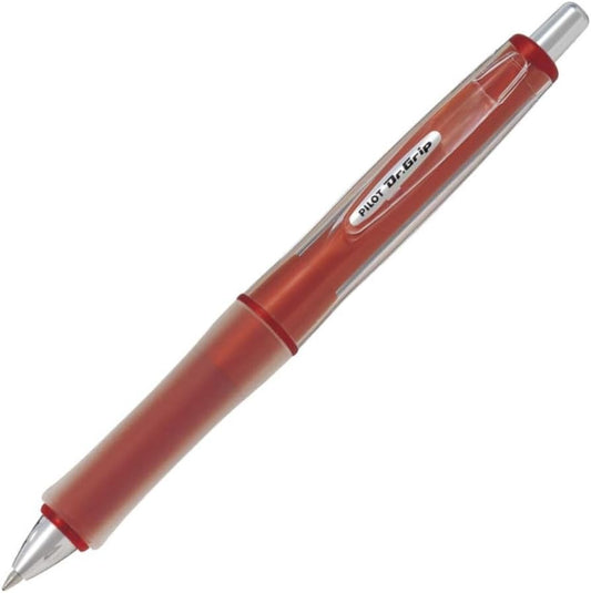PILOT Ballpoint Pen Dr. Grip G-Spec Flash Color, Flash Red, Black Ink (BDGS-60R-FR)