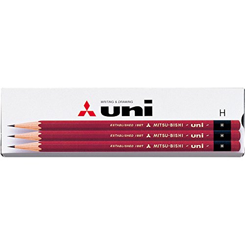 Mitsubishi Pencil Uni KH Pencils, 1 Dozen, Paper Box, UKH