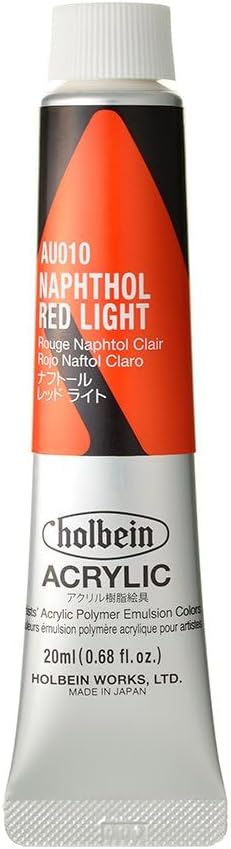 horubein Acrylic Paint Acrylic Color Naphthol Red Light AU010 20ml (6 # # # #)