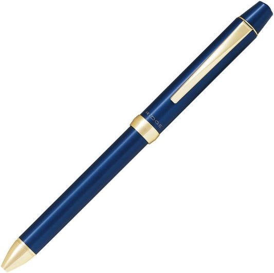 PILOT BTHRT5SR-NV Multi-Functional Writing Instrument, 3+1 Ridge, Tri-Color Ball, 0.03 inch (0.7 mm), Black/Red/Blue + 0.02 inch (0.5 mm), Sharp, Navy