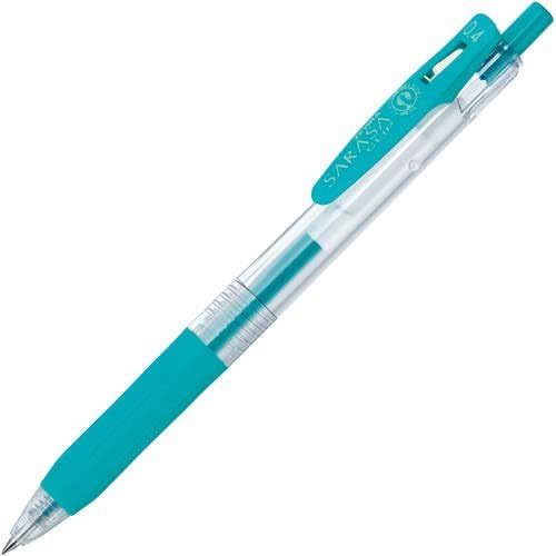 Smooth Writing Gel Pen 0.4mm - Zebra Sarasa Clip Blue Pen 5 pieces - Fast Drying Smooth Ink - Office Journaling and Study Use