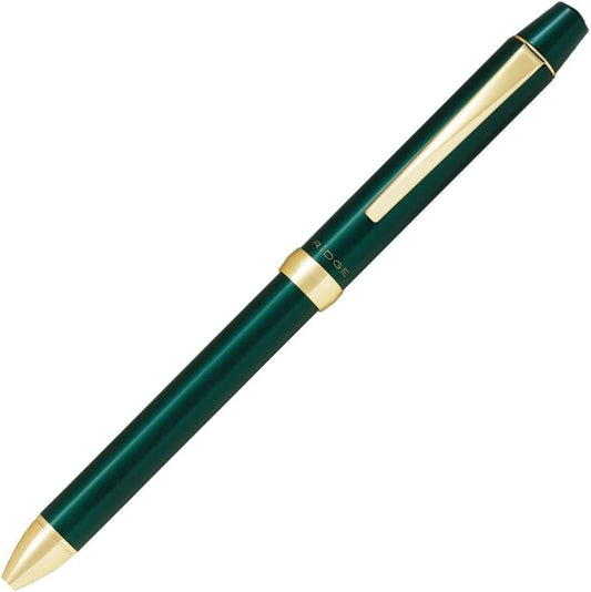 PILOT BTHRT5SR-DG Multi-Functional Writing Tool, 3+1 Ridge, 3 Color Balls, 0.03 inches (0.7 mm), Black/Red/Blue + 0.02 inches (0.5 mm), Sharp, Dark Green