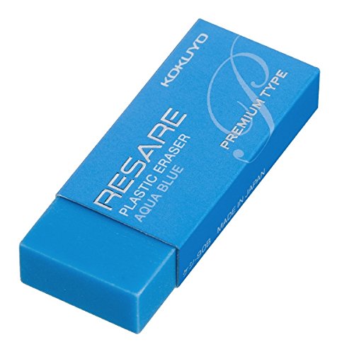 Kokuyo Resale Eraser, Premium Type, Blue, Poppy-90B, 2 Pieces