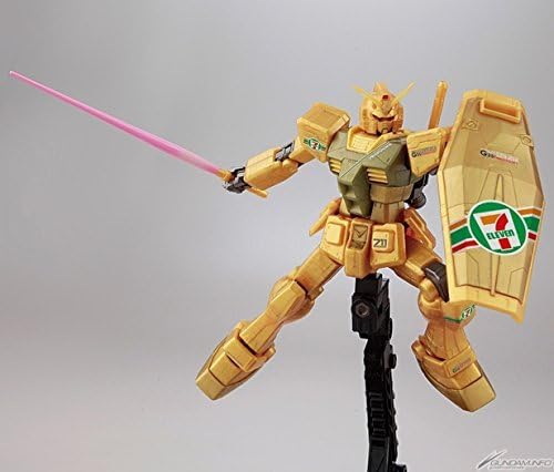 Bandai Seven Eleven Gundam Gold ver. HG 1/144 RX-78-2 Japan limited