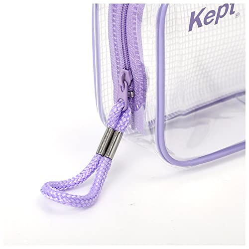 Kept Raymay Fujii KPF902W Pencil Case, Clear Pen Pouch, White