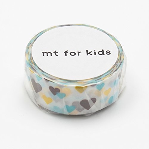 MT Washi Masking Tape for Kids Motif Heart (MT01KID005)