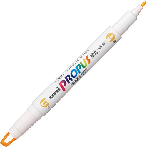 Mitsubishi Pencil Highlighter Pen Propus Window Soft Color PUS102T.3 Yamabuki 10 pcs