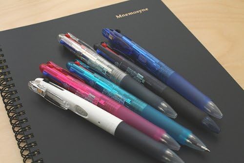 ZEBRA Clip-On G Series 3 Color Ballpoint Multi Pen, 0.7 mm, Black Body (B3A3-BK)
