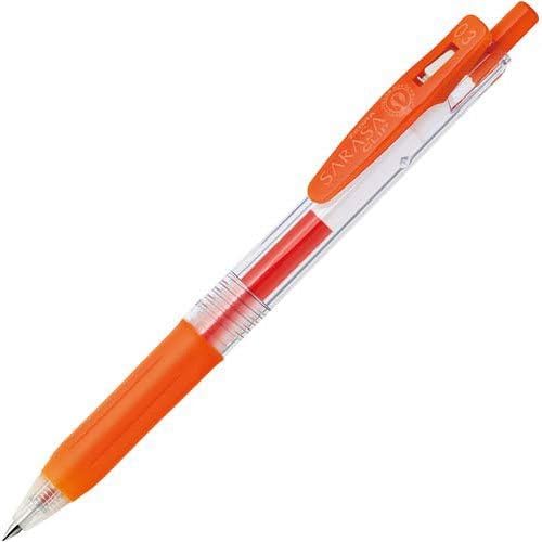 Smooth Writing Gel Pen - Zebra Sarasa Clip Red Pen 10 pieces - Fast Drying Smooth Ink - Office Journaling and Study Use