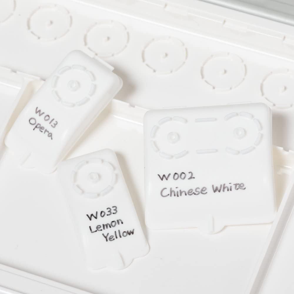 HOLBEIN 210191 Watercolor Palette with Removable Small Rooms, 24 Compartments (26 Petri Dishes, 4 Large)