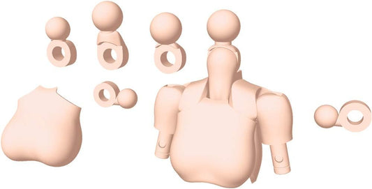 Megami Device M.S.G 01 Top Set, Skin Color B, Total Length: Approx. 0.8 inches (20 mm), 1/1 Scale, Plastic Model