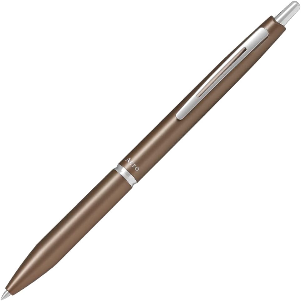 PILOT Oil-Based Ballpoint Pen, Acro 1000 0.7mm, Metallic Brown Body (BAC-1SF-MBN)