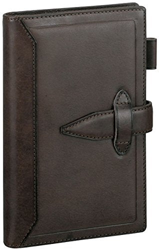Raymei Fujii DB3011E Personal Organizer, Da Vinci Loroma Classic Bible Dark Brown