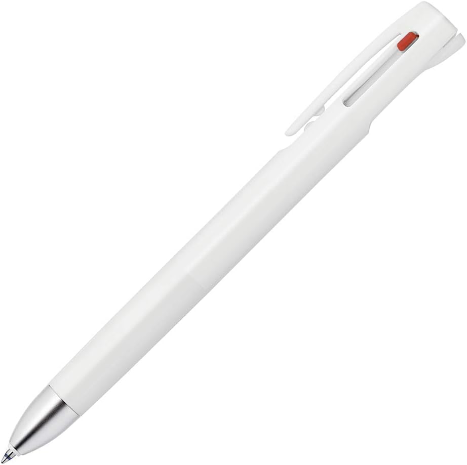 ZEBRA 3 Color Ballpoint Pen, Blen 3C 0.7mm, White Body (B3A88-W)