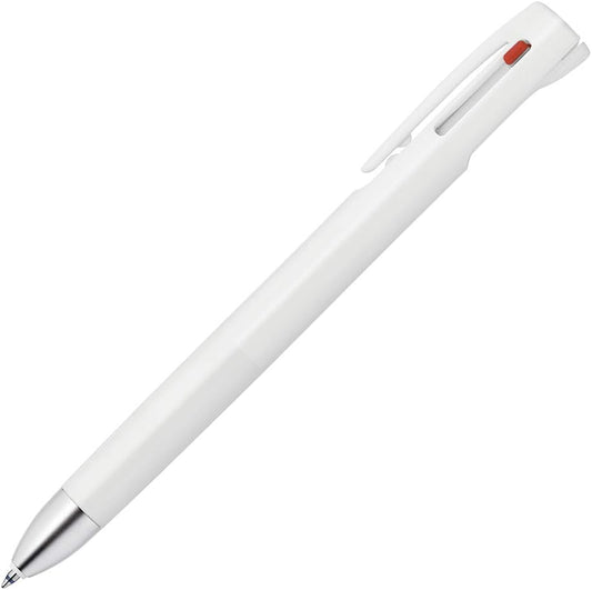 ZEBRA 3 Color Ballpoint Pen, Blen 3C 0.7mm, White Body (B3A88-W)