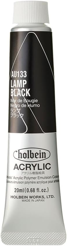 horubein Acrylic Paint Acrylic Color Lamp Black au133 20ml (6 # # # #)