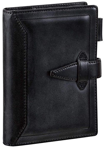 Raymay Fujii DP3015B Da Vinci Loroma Classic Pocket Black Personal Organizer