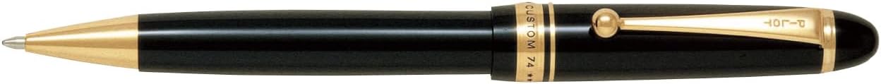Low Viscosity Ballpoint Pen - Ballpoint pen custom 74 black axis BKK1000RB (japan import) - Smooth Precision Writing Experience - Office Journaling and Study Use - Japanese Stationery