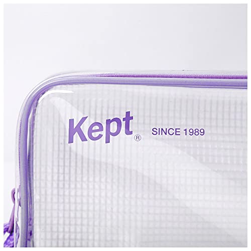 Kept Raymay Fujii KPF902W Pencil Case, Clear Pen Pouch, White