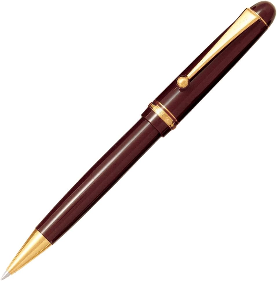 PILOT BKK500RDR Custom 74 Ballpoint Pen, Black, Dark Red Body