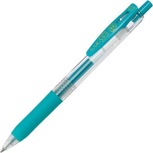 Smooth Writing Gel Pen 0.7mm - Zebra Sarasa Clip Blue Pen 5 pieces - Fast Drying Smooth Ink - Office Journaling and Study Use