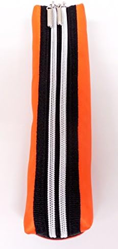 Raymay Double Zipper Color Pencil Case - Orange