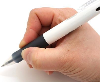 ZEBRA Clip-On G Series 2 Color Ballpoint Multi Pen - 0.7 mm - White Body