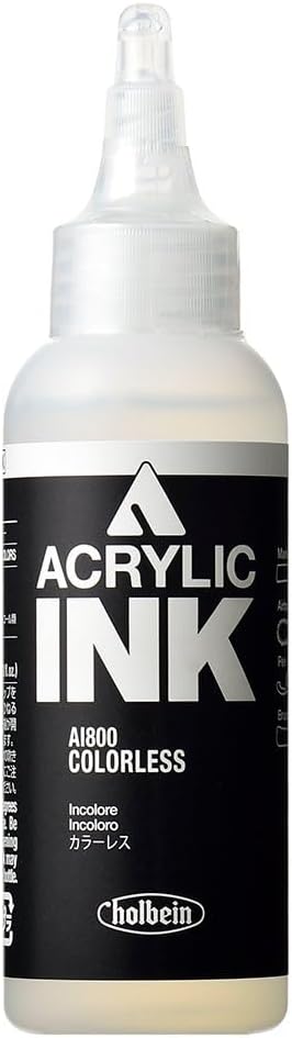 horubein Liquid Acrylic Resin Paint Acrylic Color Ink Colourless ai800 15800 100ml