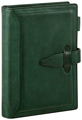 Raymei Fujii DB3014M Personal Notebook, Da Vinci Loroma Classic Bible Green